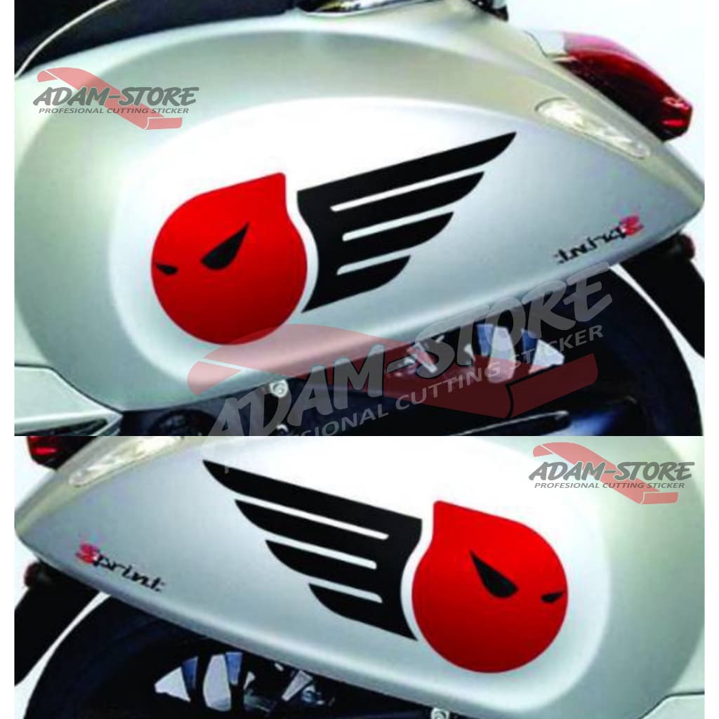 VM24 Marus Facetory Sticker / สติ๊กเกอร์ติดมอเตอร์ไซค์ Vespa / สติ๊กเกอร์ตัด Vespa Sprint Tepong