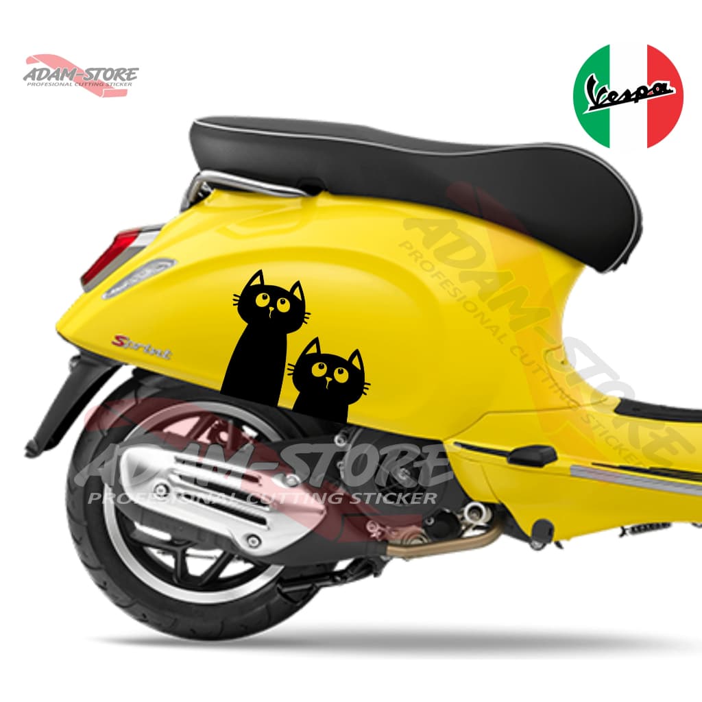 สติ๊กเกอร์สี VC3 / สติ๊กเกอร์มอเตอร์ไซค์ Vespa Matic / สติ๊กเกอร์ Vespa Piaggio / ติดมอเตอร์ไซค์ Vespa Sprint