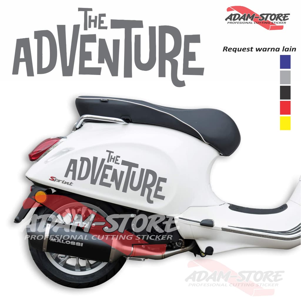 สติ๊กเกอร์ VD3 Adventure / สติ๊กเกอร์ Vespa Primavera / สติ๊กเกอร์ Piaggio / สติ๊กเกอร์ Vespa Sprint