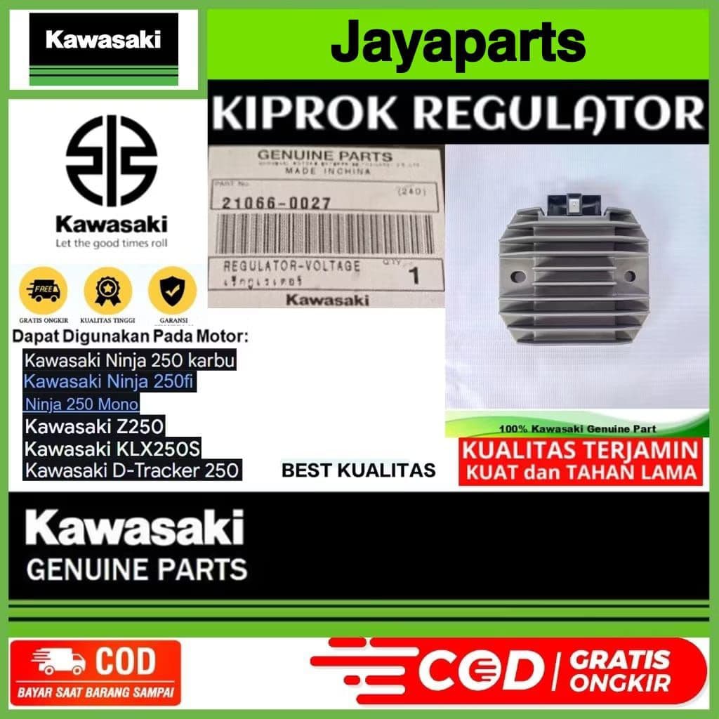 KIPROK REGULATOR KAWASAKI NINJA 250 NINJA 250R คาร์บอน VIETAM NINJA 250 FI NINJA 250 MONO KLX DTRACKER 250 Z250 21066-0027