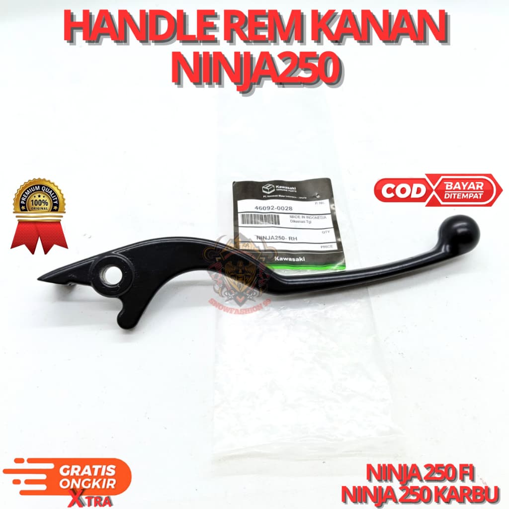 KAWASAKI แฮนด์เบรกขวา NINJA250 สําหรับ NINJA 250 FI, NINJA 260 คาร์บอนรถจักรยานยนต์ คาวาซากิ ต้นฉบับ คุณภาพ