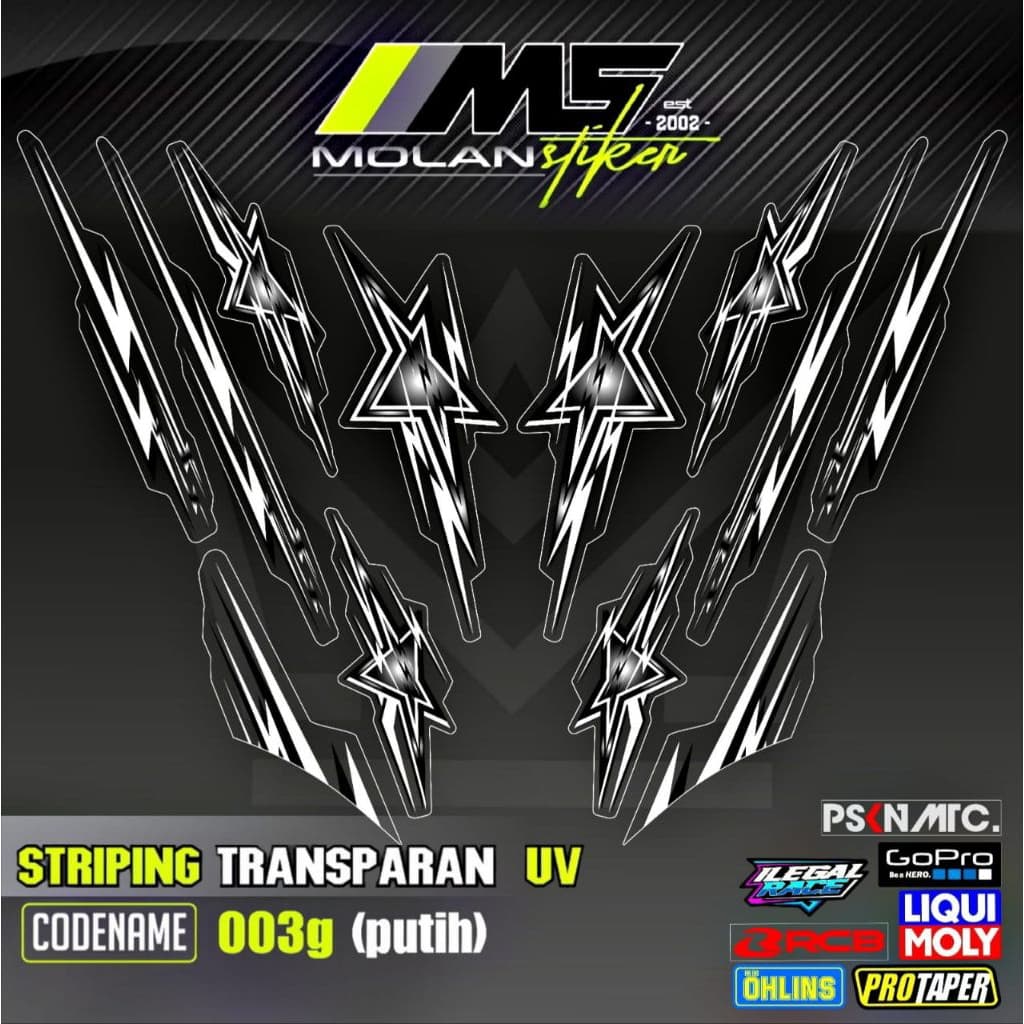 Decal สติกเกอร์ Striping Variation โปร่งใส Uv Honda ADV 150 Star Bintang Honda ADV 150 Gen 1 2019-2022 ADV V1 Decal Adv โปร่งใสสติกเกอร์ Adv โปร่งใส Lis Adv โปร่งใส Glossy สีขาวสีดํา