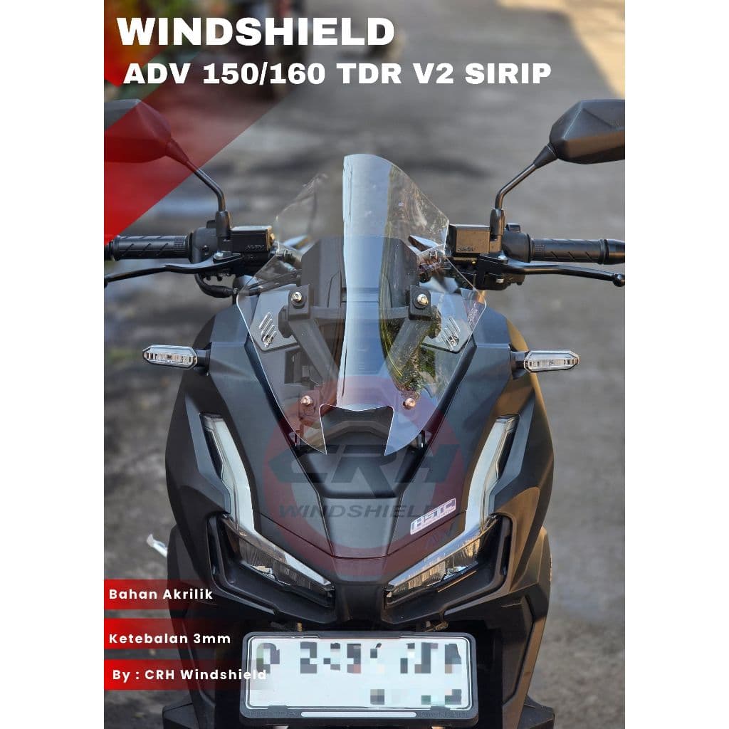 กระจกบังลม Honda ADV 150 | กระบังหน้า ADV 160 | โฆษณา 160 | กระจกบังลม Honda ADV 160 | TDR TDR TDR