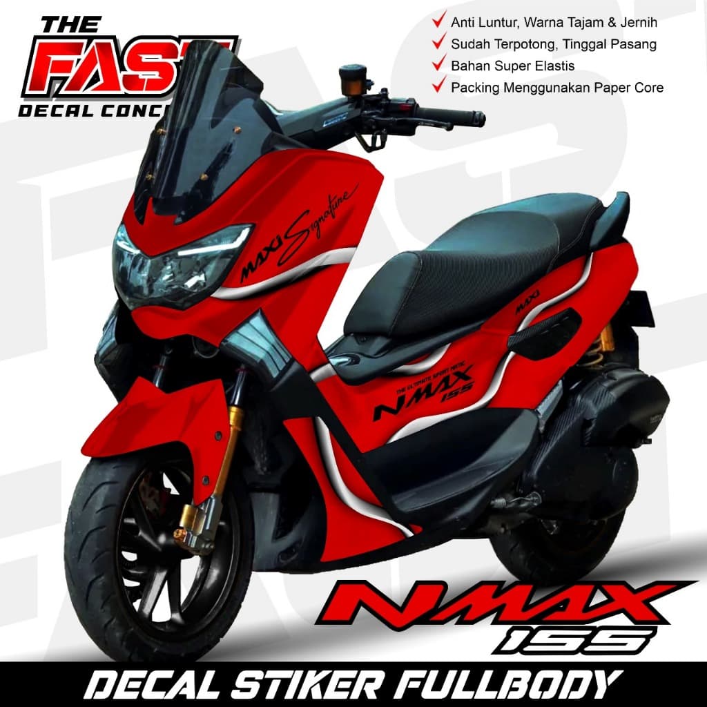 สติ๊กเกอร์รูปลอก Yamaha Nmax 155 เก่า Fullbody 2015-2019 สติ๊กเกอร์รูปลอก nmax เก่า/สติ๊กเกอร์ nmax ดีไซน์เต็มตัว MAXI Decal Nmax 155 เก่า 2019 2018 Full Body สติกเกอร์ Yamaha มอเตอร์การปรับเปลี่ยน Variation อุปกรณ์เสริม Decal Nmax เก่า