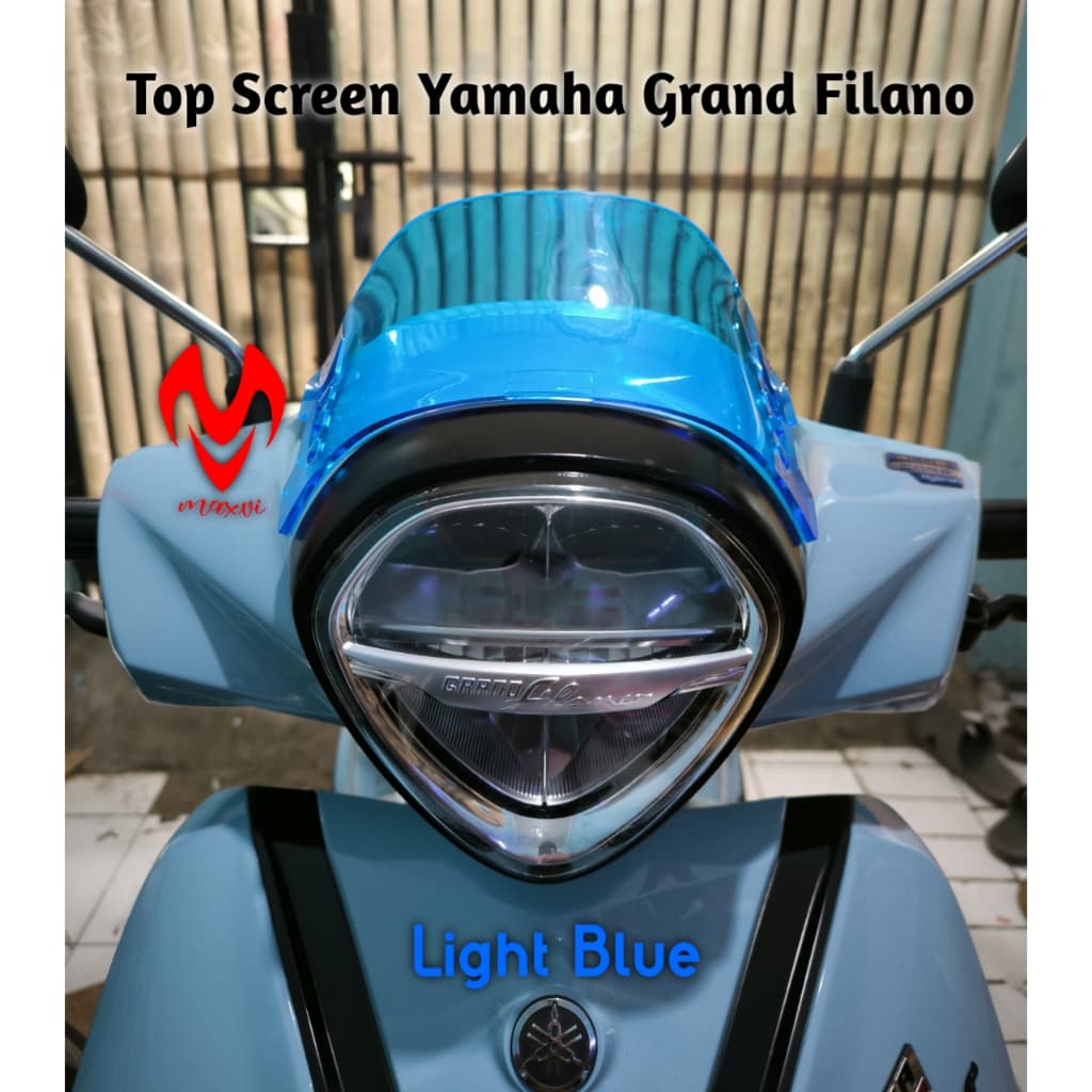 Yamaha Grand Filano Top Screen Topscreen Visor Windshield รุ่น Vesmet Racing Sporty