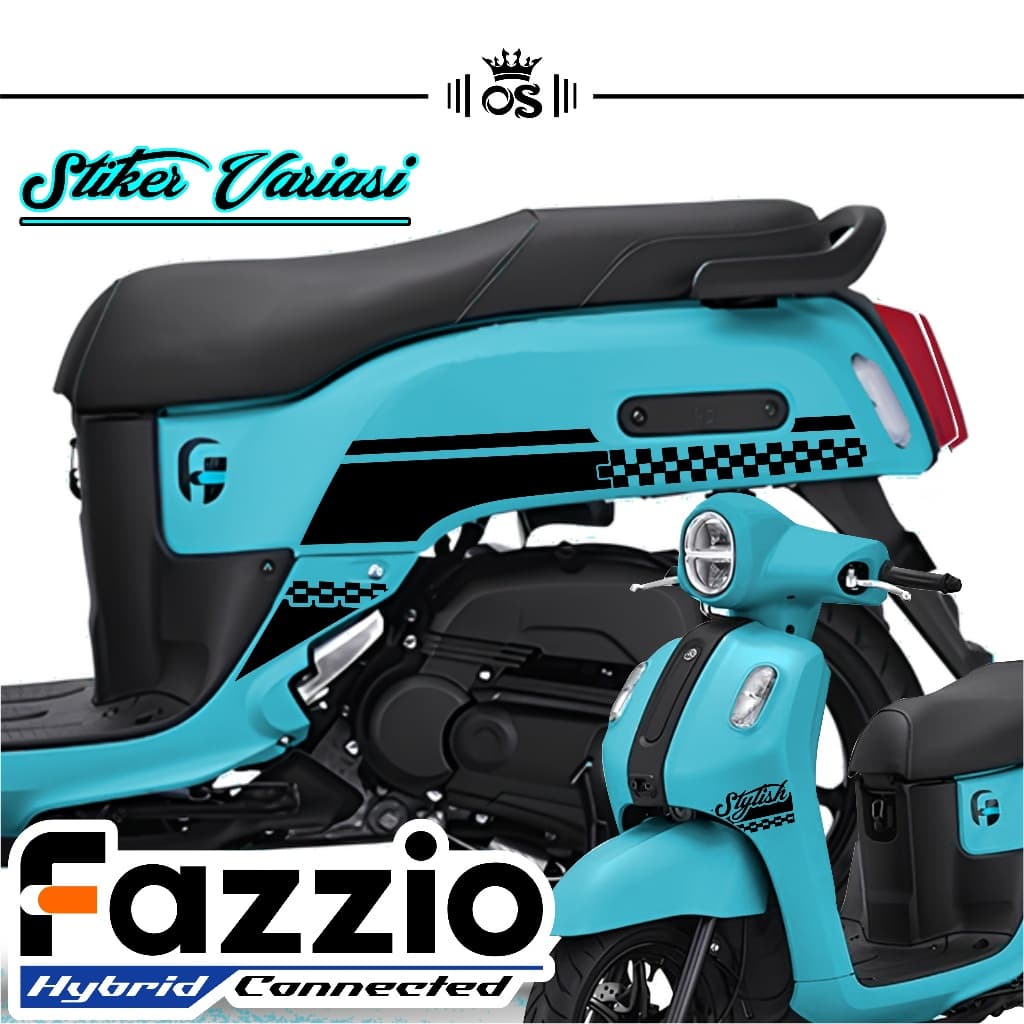 FAZZIO CUTTING STICKER / MTF 39 / FAZIO STRIPING / YAMAHA FAZZIO STICKER / ใหม่ล่าสุด