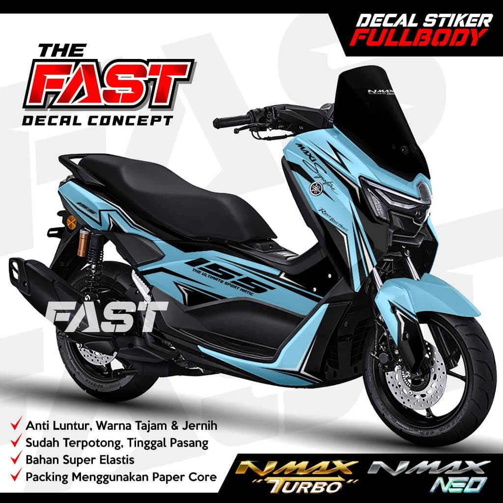 รูปลอก Nmax Turbo/Neo Fullbody Maxi Signature ใหม่ล่าสุดสติกเกอร์สี nmax Turbo/Neo สติกเกอร์ nmax ดีไซน์เต็มตัว Maxi Signature Racing Decal Nmax Turbo/Neo Full Body สติกเกอร์รถจักรยานยนต์ Yamaha การปรับเปลี่ยน Variation อุปกรณ์เสริม Decal Nmax Maxi ลายเซ็
