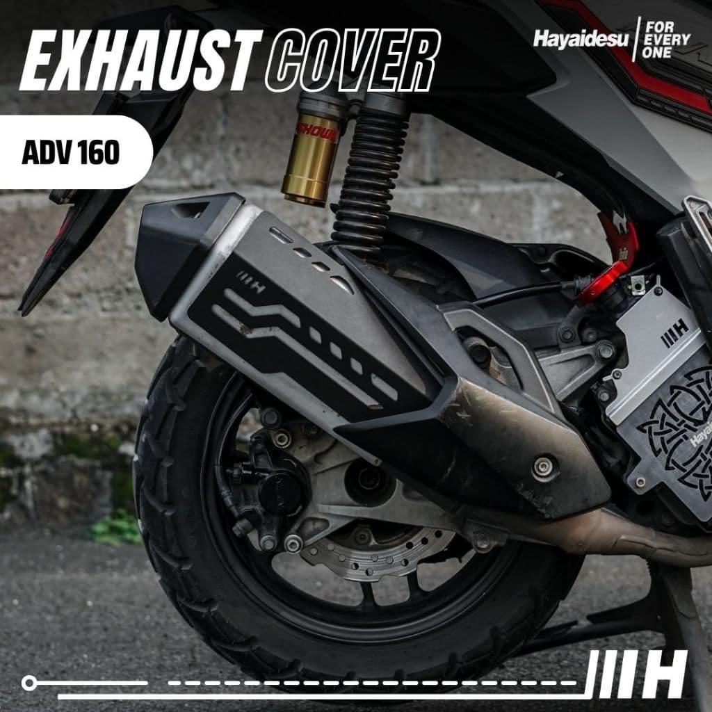 ผ้าคลุมท่อไอเสีย Hayidesu ADV 160 / ADV 150 PREMIUM ชิลด์ป้องกันท่อไอเสียรถจักรยานยนต์