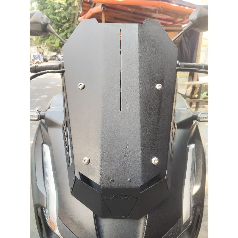 กระบังหน้า Honda ADV 160 ADV 150 กระจกบังลม ADV IRONMAN รุ่น cnc วัสดุอลูมิเนียม