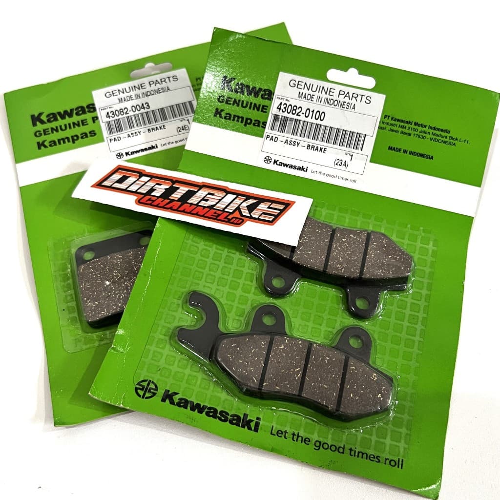 ผ้าเบรคหน้าและหลัง ORIGINAL สําหรับ KAWASAKI KLX 150 DTRACKER 150 KLX 230 KLX 140