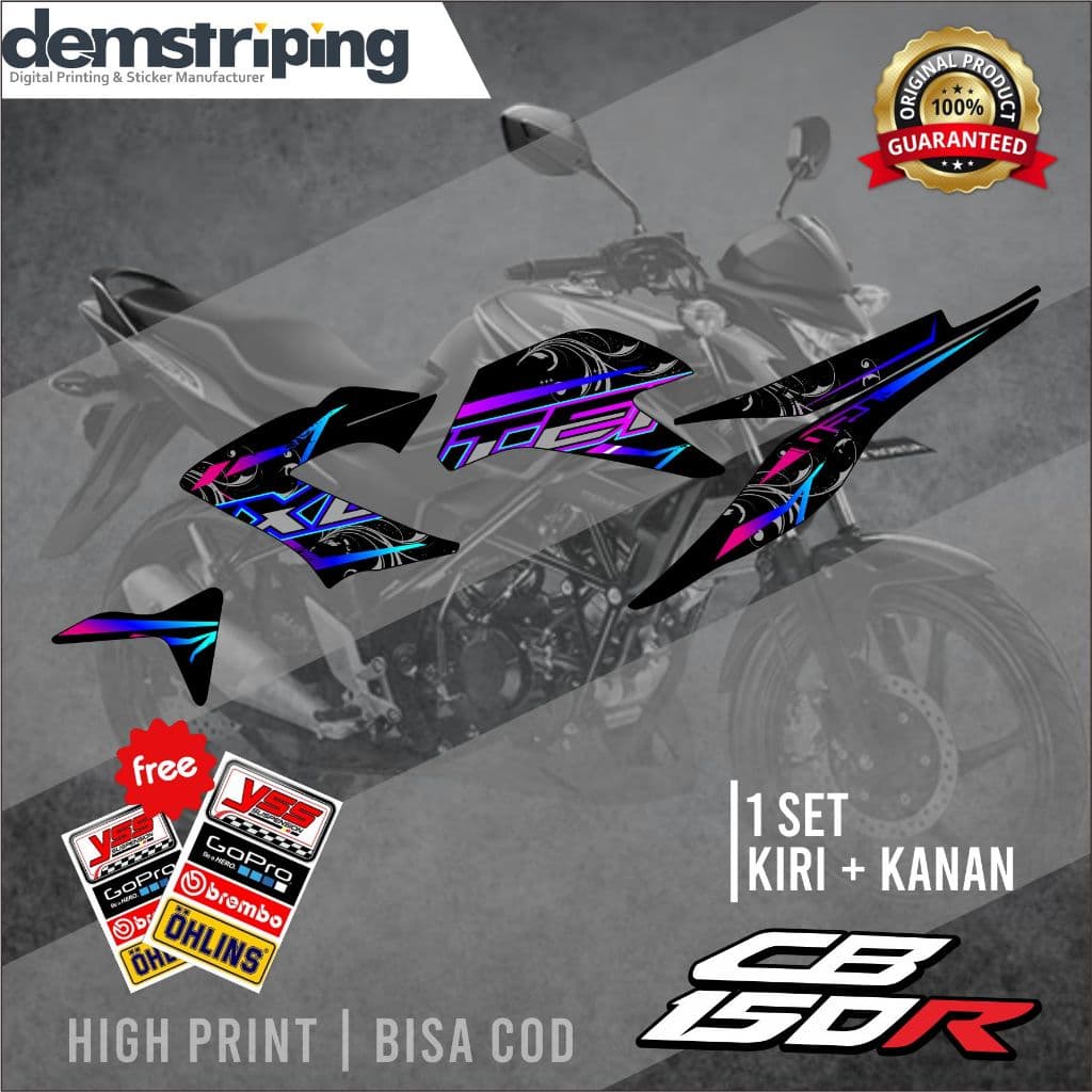 Honda CB150R OLD Racing VARIATION Striping / OLD CB150R MOTORCYCLE VARIATION Sticker List