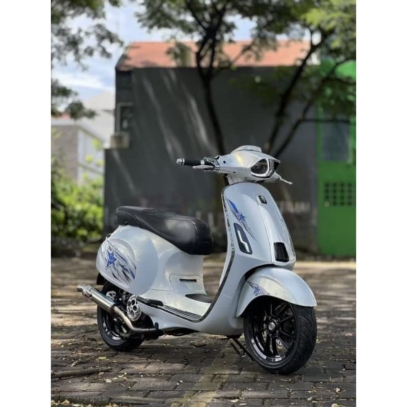 Striping sticker Vespa Metic sprint โปร่งใสออกแบบที่กําหนดเองเริ่มต้น series star ความสง่างามล่าสุดเรียบง่าย New star Vespa ความสง่างาม ใหม่ Vespa Metic