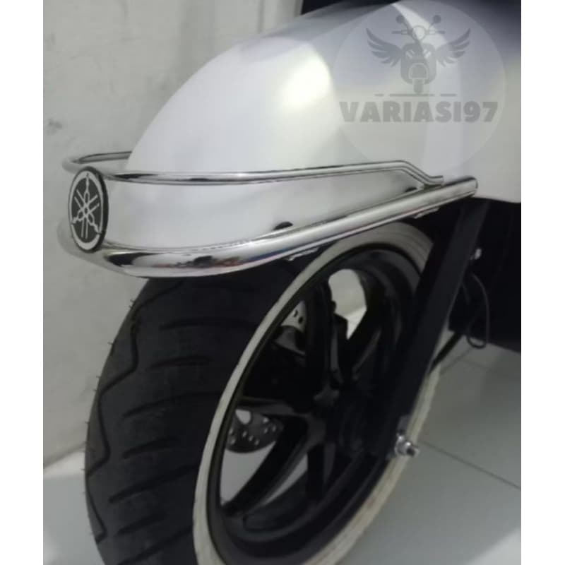 Fazzio fender Bumper yamaha Fazzio hybrid ฟิล์มกันรอยบังโคลนหน้า pnp Fazzio อุปกรณ์มอเตอร์ไซค์