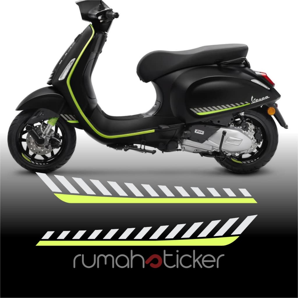 สติ๊กเกอร์ตัดสติกเกอร์ CUSTOM รุ่น UNIVERSAL VESPA รุ่น SPRINT TECH I-GET ABS 2025