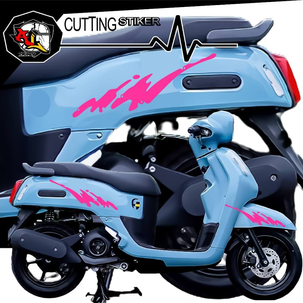 Yamaha Fazzio Cutting Sticker/538/Nazzio Motorcycle Striping/Motorcycle, Seped, Fazzio Car Sticker/Setiker
