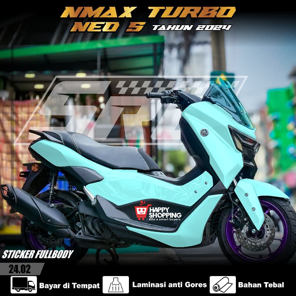 สติ๊กเกอร์รูปลอก Nmax Neo Nmax Turbo 2024 2025 2026 Full Body Sticker Nmax Neo Turbo Plain Nmax Turbo Plain Image SR 24.02