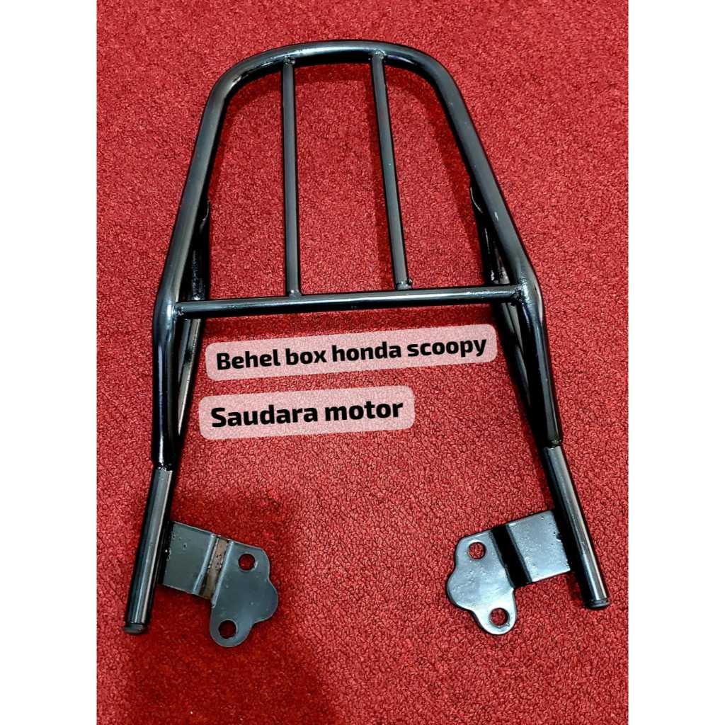Honda Scoopy Fi ฉีด Honda Genio Motorcycle Seat Box Brace THICK PRESSED ใช้งานได้สําหรับทุกรุ่นของ SCOOPY และ HONDA GENIO MOTORCYCLES