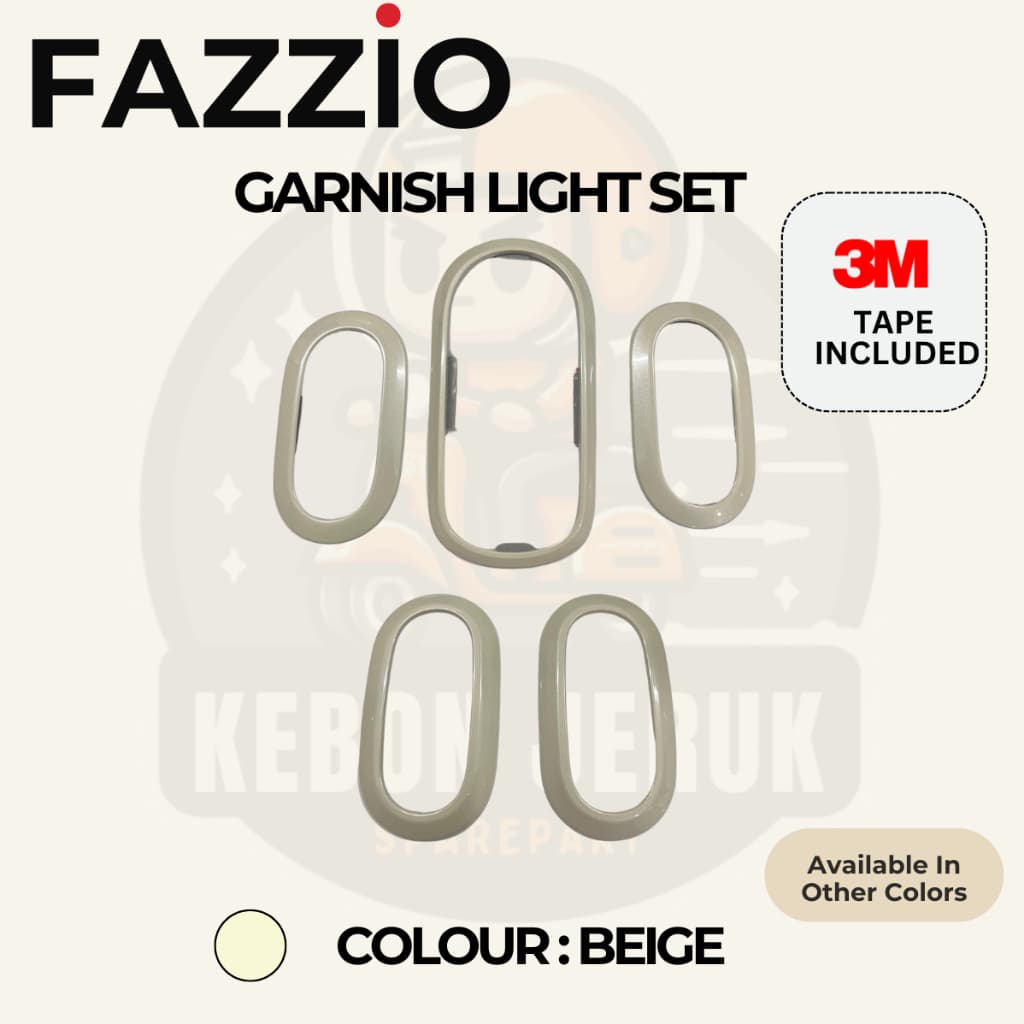 Yamaha Mio Fazzio Garnish Light Cover Light Trim Set ครีมคุณภาพสูง