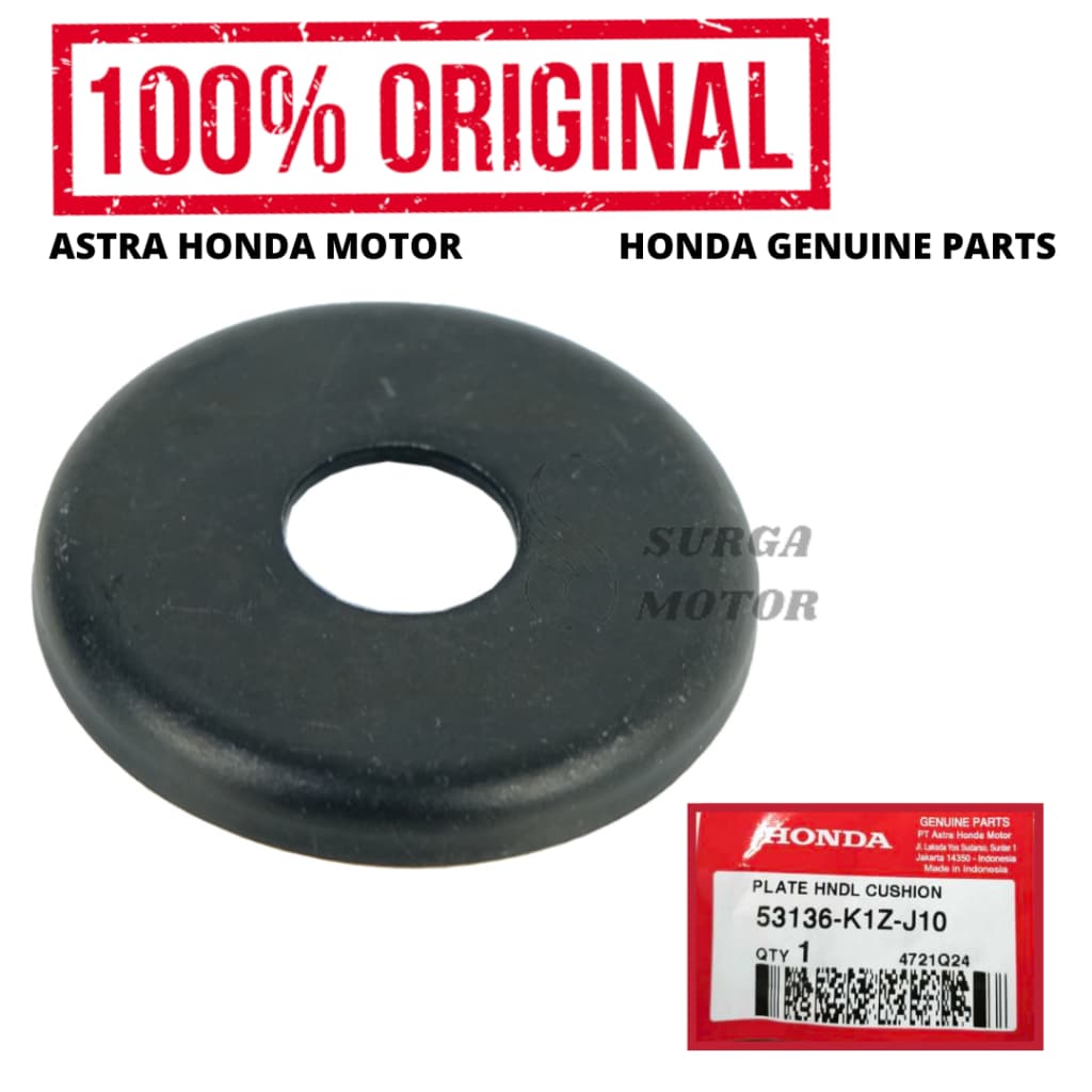 ที่วางแฮนด์แหวน PCX 160 K1Z 53136-K1Z-J10 แผ่นเบาะแฮนด์ PCX160 53136K1ZJ10 2021 2022 2023 2024 Original Honda AM