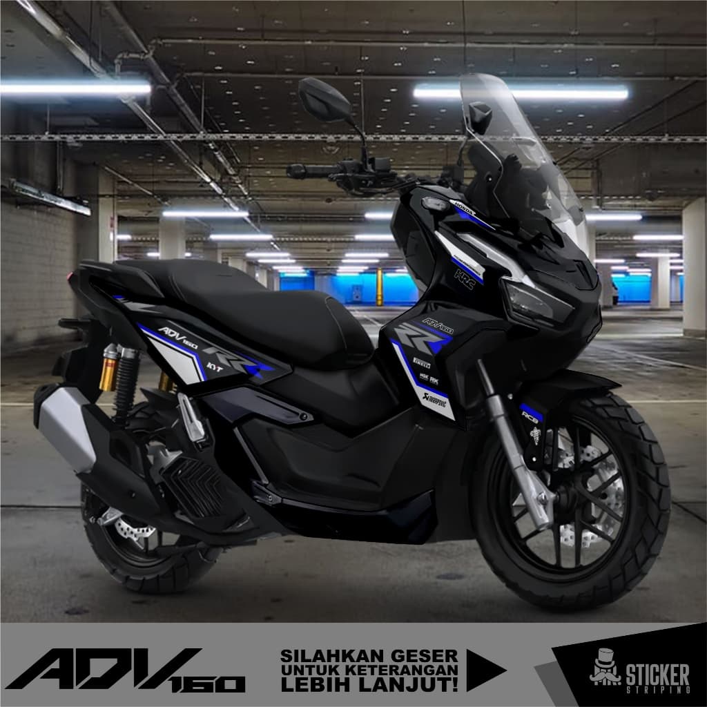 โปร่งใส UV Striping Honda ADV 160 ปี 2022-2024 สติกเกอร์ Variations Less Lis Body Motor สติกเกอร์ที่กําหนดเอง