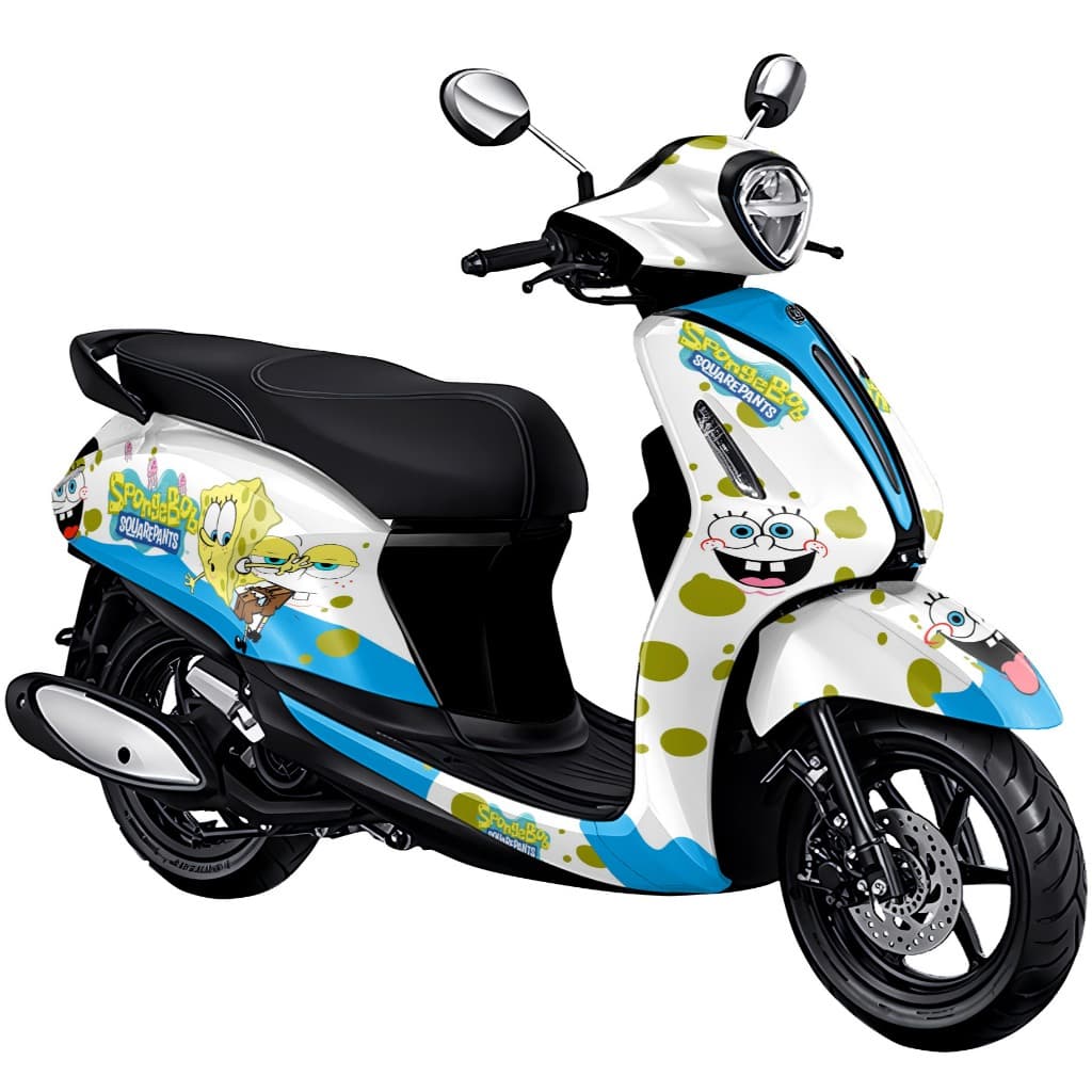 Filano Full Body Decal Yamaha Grand Filano 125 Motorcycle Full Body Sticker - Spongebob