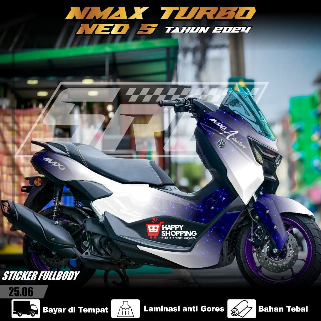 สติ๊กเกอร์รูปลอก Nmax Neo S Nmax Turbo 2024 2025 2026 Full Body สติกเกอร์ Nmax Neo S Turbo Nmax Adventure Star Gradation Nmax Neo Turbo Maxi Adventure Star Gradation SR 25.06