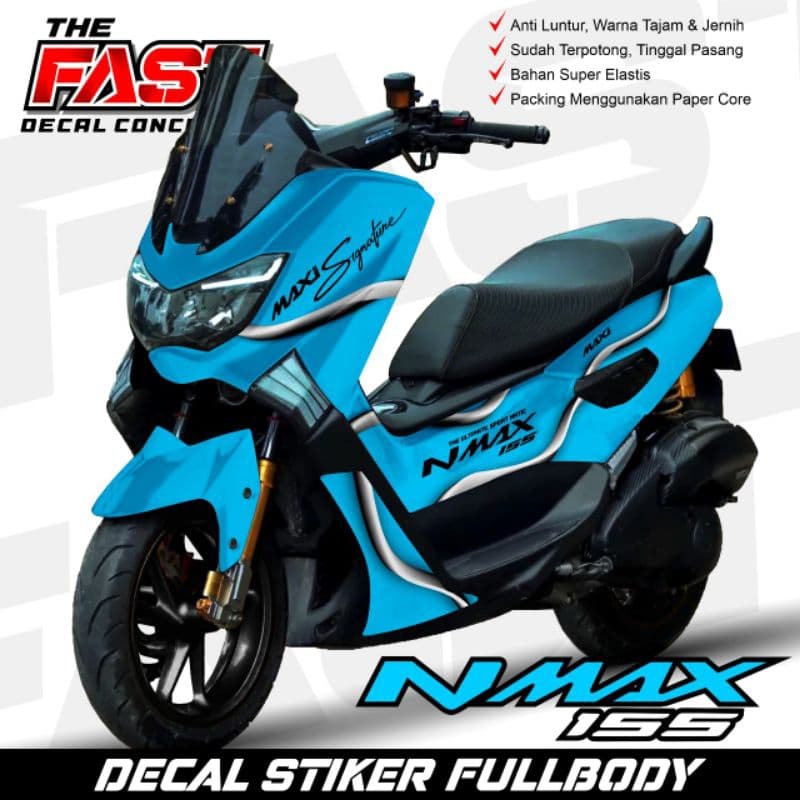 สติ๊กเกอร์รูปลอก Nmax สติ๊กเกอร์เก่า Nmax เต็มตัว Striping Nmax ล่าสุด Simple Farias Motif Can Cod