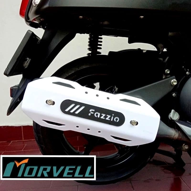 Yamaha Fazzio Muffler Cover Exhaust Shield ฝาครอบท่อไอเสีย