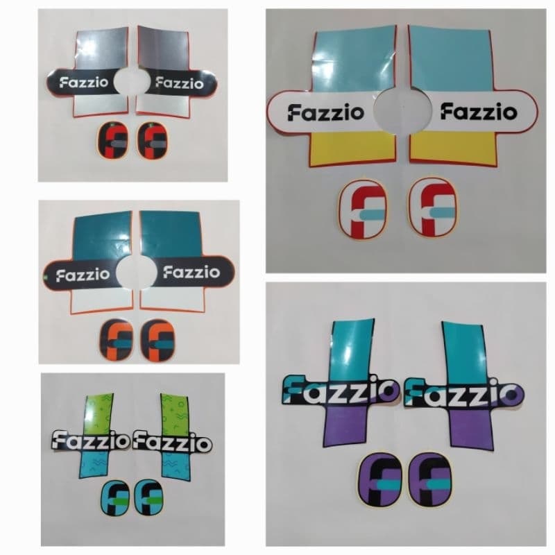 Yamaha Motorcycle Fazzio 2022 2023 / 2024 2025 Standard Motorcycle Body Striping Stickers