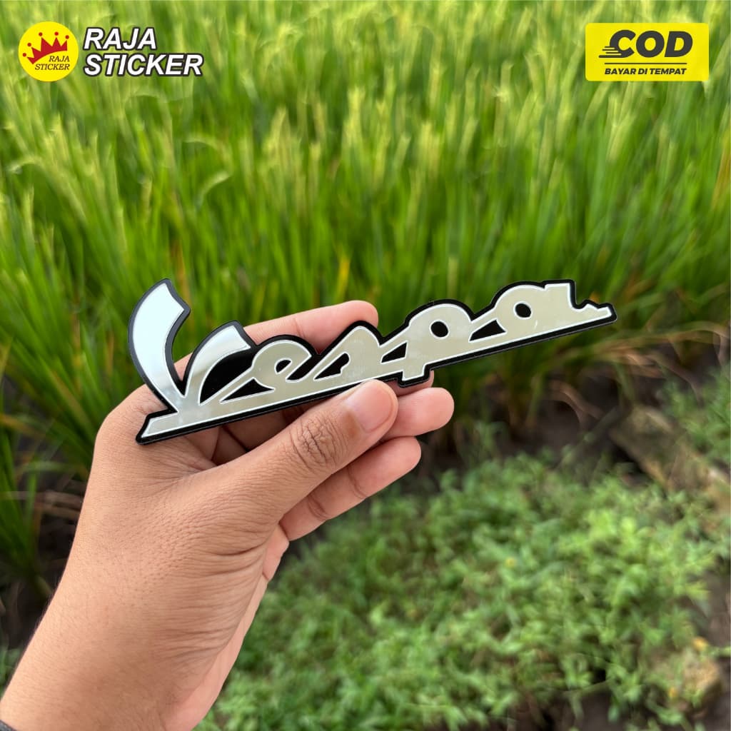 Vespa GTS300 LX125 LX150 IE Sprint Primavera สติ๊กเกอร์สัญลักษณ์อะคริลิค