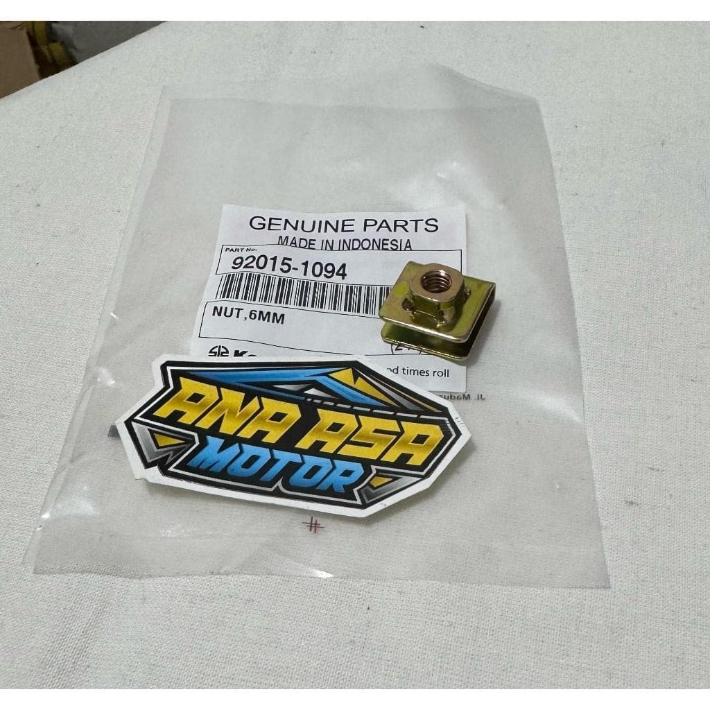 Kawasaki Ninja RR OLD NEW ZX Reflector คลิปหนีบไฟหน้า Kawasaki Ninja R SS Original ด้านหลังคลิป Nut - 92015-1094