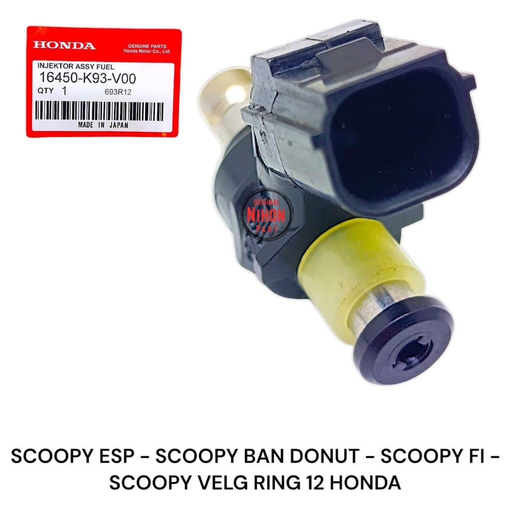 หัวฉีดเดิม Scoopy ESP / Scoopy Tyre Donut / Scopy FI / Scoopy Velg Ring 12 Honda K93 NP693