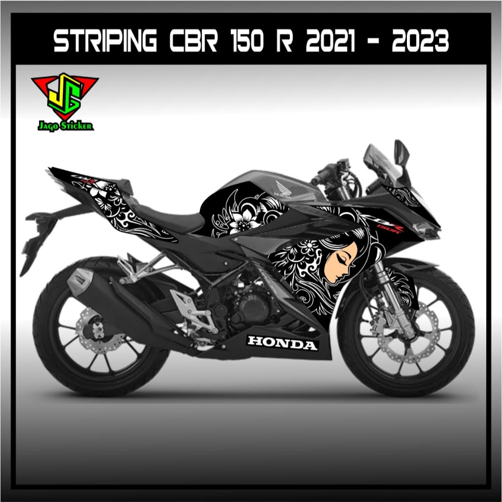 HONDA CBR150R 2021 STRIPING - สติ๊กเกอร์แถบ LIST VARIATION CBR150R 2021 GIRL VECTOR กราฟิก