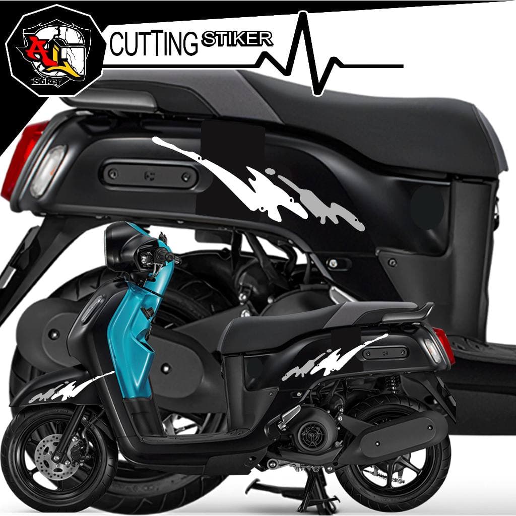 Yamaha Fazzio Cutting Sticker/Nazzio Motorcycle Striping/539 A/สติ๊กเกอร์มอเตอร์ไซค์, Seped, Fazzio Car/Sticker