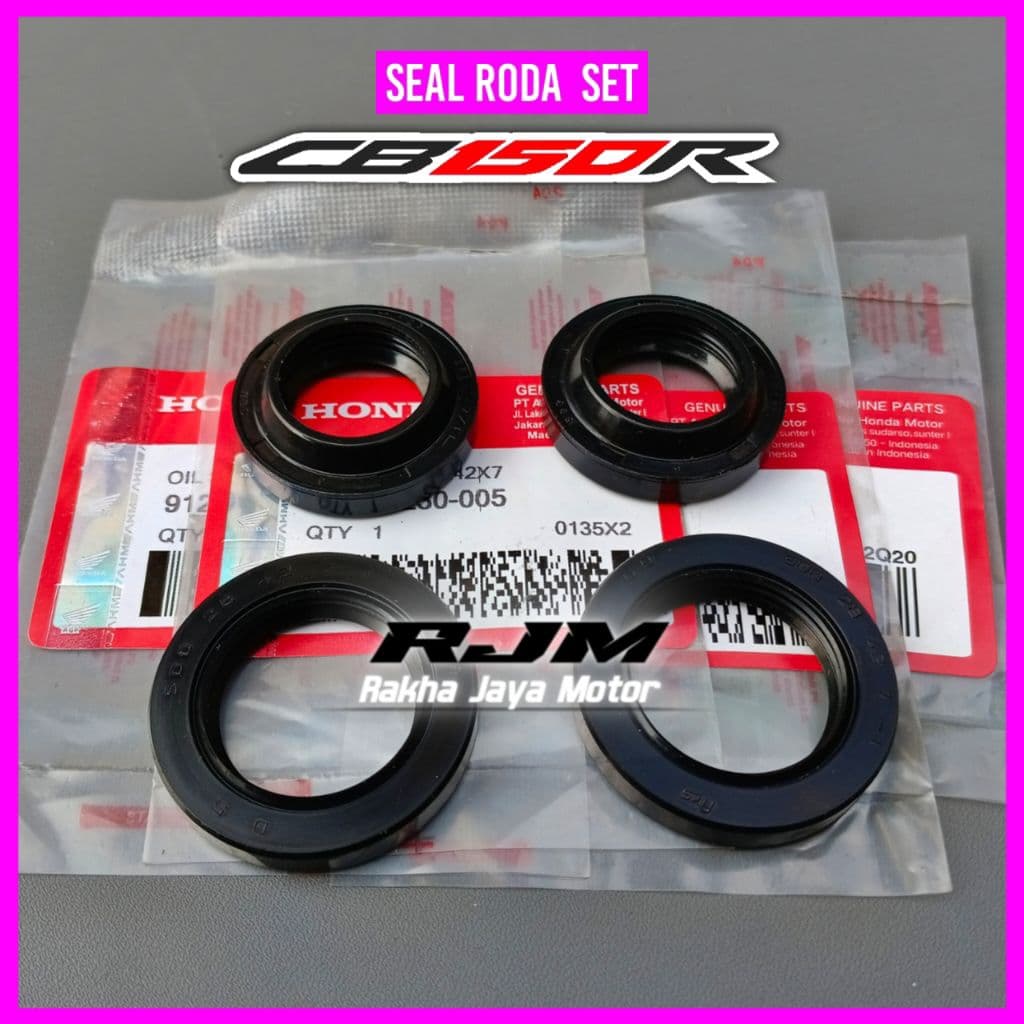 ชุดซีลล้อ HONDA CBR 150 CB150R CBR FACELITE/RUBBER SEAL COVER BEARING LAHAR LAHER LAKER KLAHER RIM DRUM FRONT REAR LEFT RIGHT GEAR NAP HONDA CBR 150 CB 150R CBR