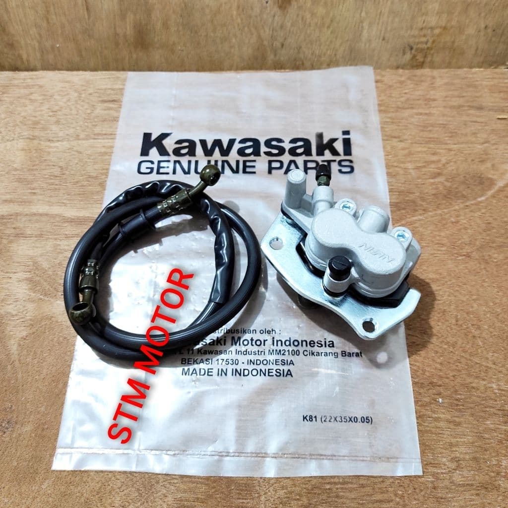 คาลิเปอร์ดิสหน้า + ท่อเบรคหน้า Kawasaki KLX, KLX 150, KLX BF, KLX เก่า/เก่า, KLX ใหม่, Dtracker