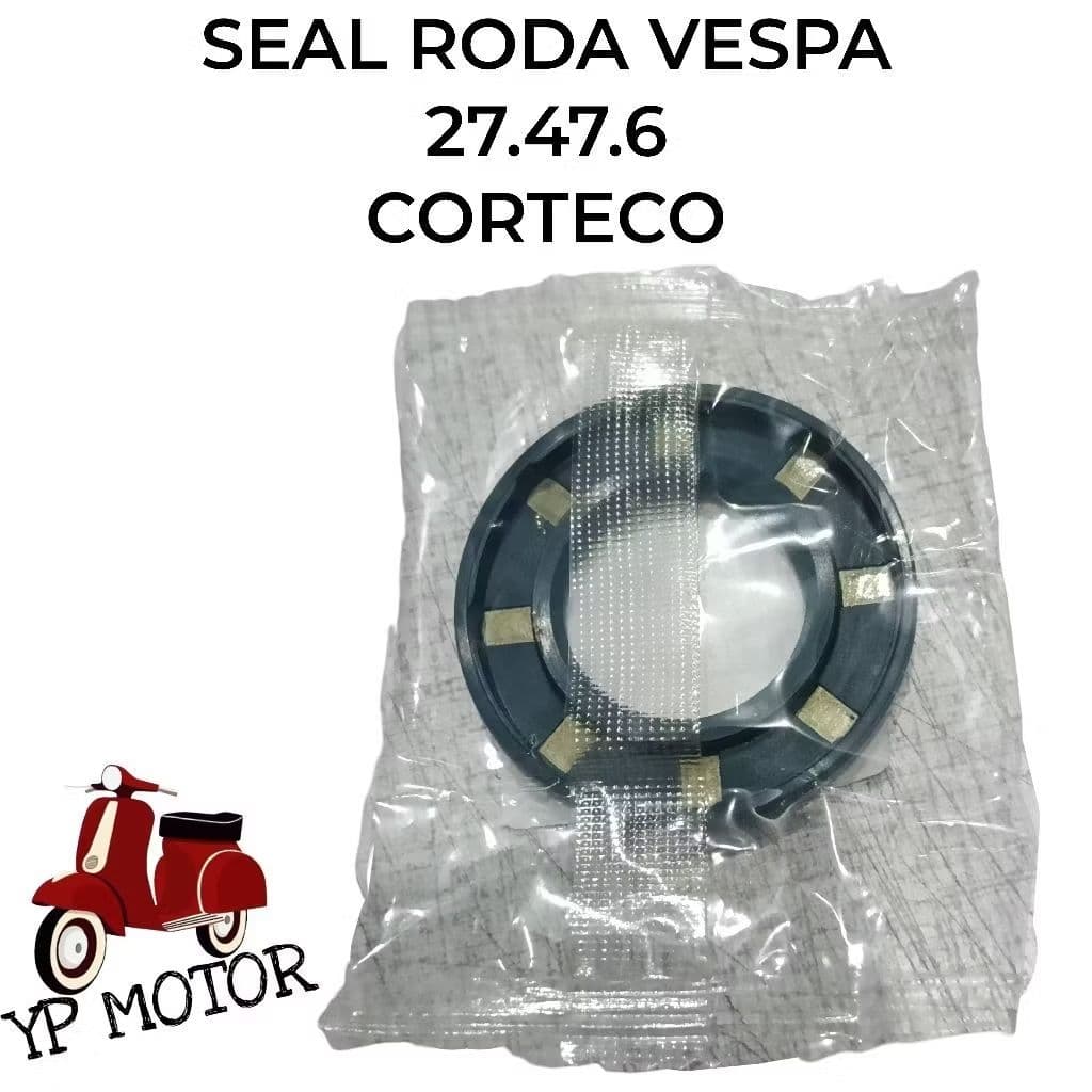 CORTECO ซีลล้อหลัง PX Sprint 27 47 6 อะไหล่ Vespa อุปกรณ์เสริม Vespa Variations Vespa อุปกรณ์