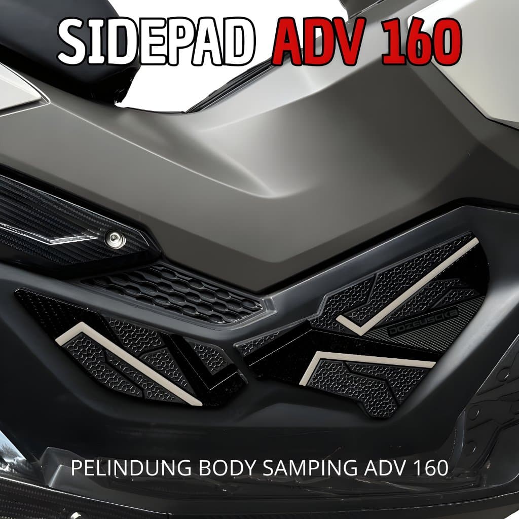 Dozeuscka SIDEPAD ADV 160 Body protector ด้านข้างส่วนวัสดุยางพรีเมี่ยมสีไม่ซีดจาง