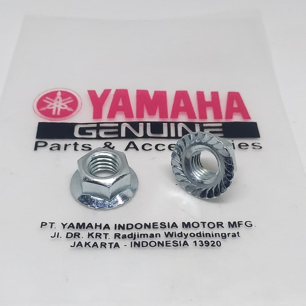 2 ชิ้น 12 น็อตคอท่อไอเสียสําหรับ Yamaha Nmax, Aerox 155, XMax 250, R15 V2 V3, Xabre, Vixion R, Lexi, Freego, Gear, XRide, Fino FI 125, XSR 155 95702-08500