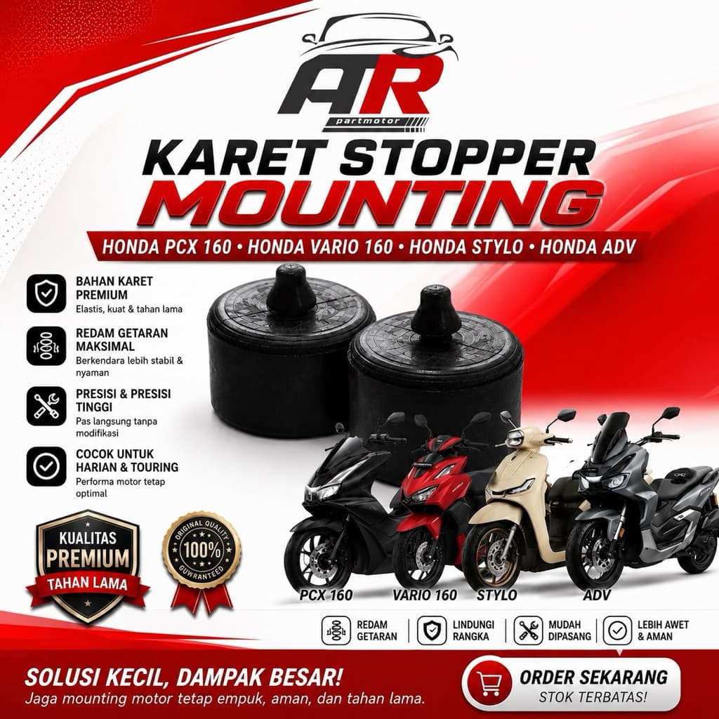ยาง STOPPER MOUNTING HONDA PCX 160 / STYLO / ADV / VARIO 160 ANTI-BREAK