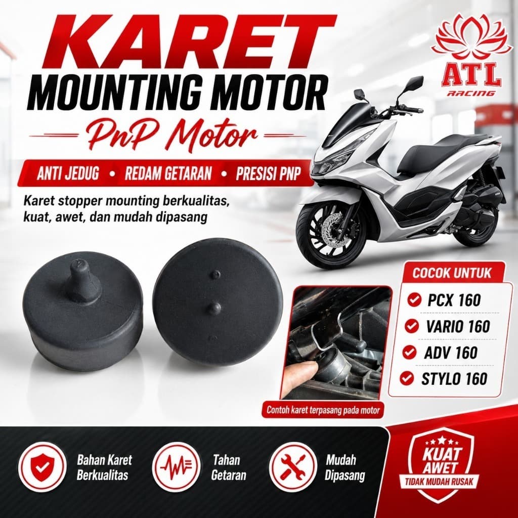 จุกยางซิ่ง ATL vario 160 pcx 160 adv 160 ยาง stylo mountung pcx vario (2 PCS)