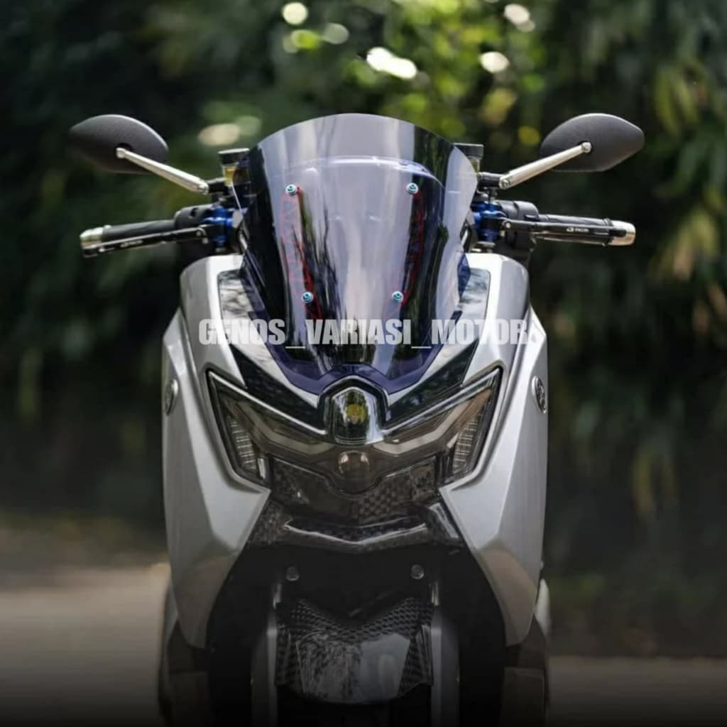 กระจกบังลม Nmax Turbo Nmax Neo S รุ่น V4 Thailand Visor Nmax Turbo 2024 Thailand Flat