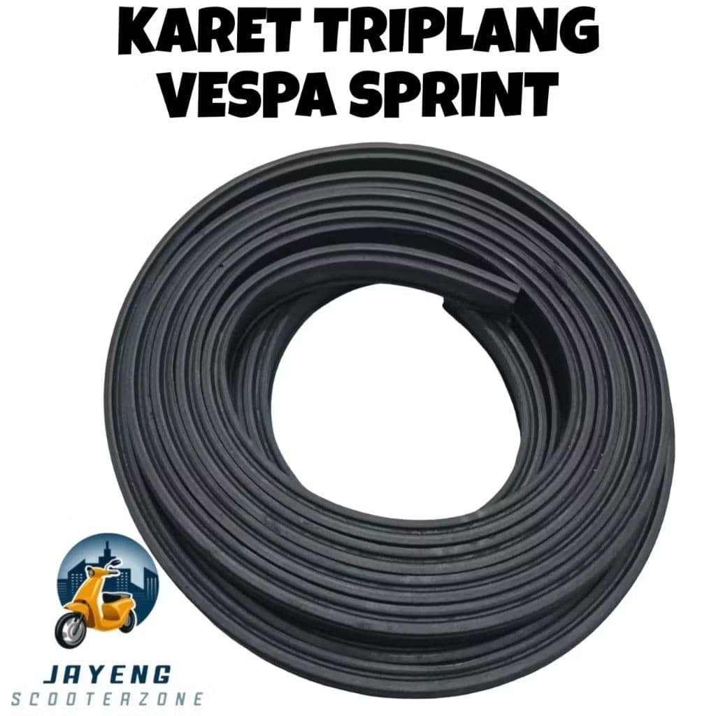 สีดํา Vespa Sprint Floor Deck ยางรายการ Vespa อะไหล่ Vespa อุปกรณ์เสริม Vespa Variations Vespa อุปกรณ์ Vespa
