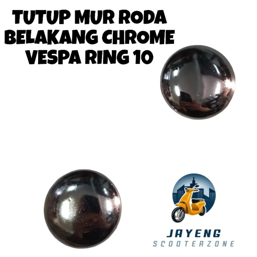 FA อิตาลีล้อหลัง Nut Cover Vespa Sprint Vespa PX Vespa Excel Chrome อะไหล่ อุปกรณ์เสริม อุปกรณ์ Variations