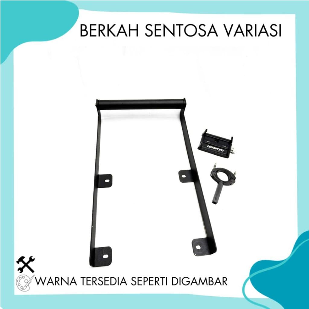 HP GPS HOLDER BRACKET PACKAGE สําหรับ ADV 150 160 ที่วางโทรศัพท์ UNIVERSAL ALUMINIUM HANDLEBAR CNC ADV 150 ADV 160