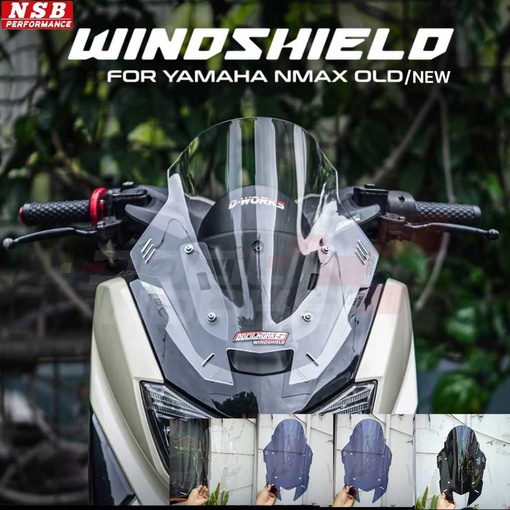 Visor Nmax รุ่น TDR Winshield Yamaha Nmax New/Old Model TDR Winsil Nmax รุ่น TDR LPG55