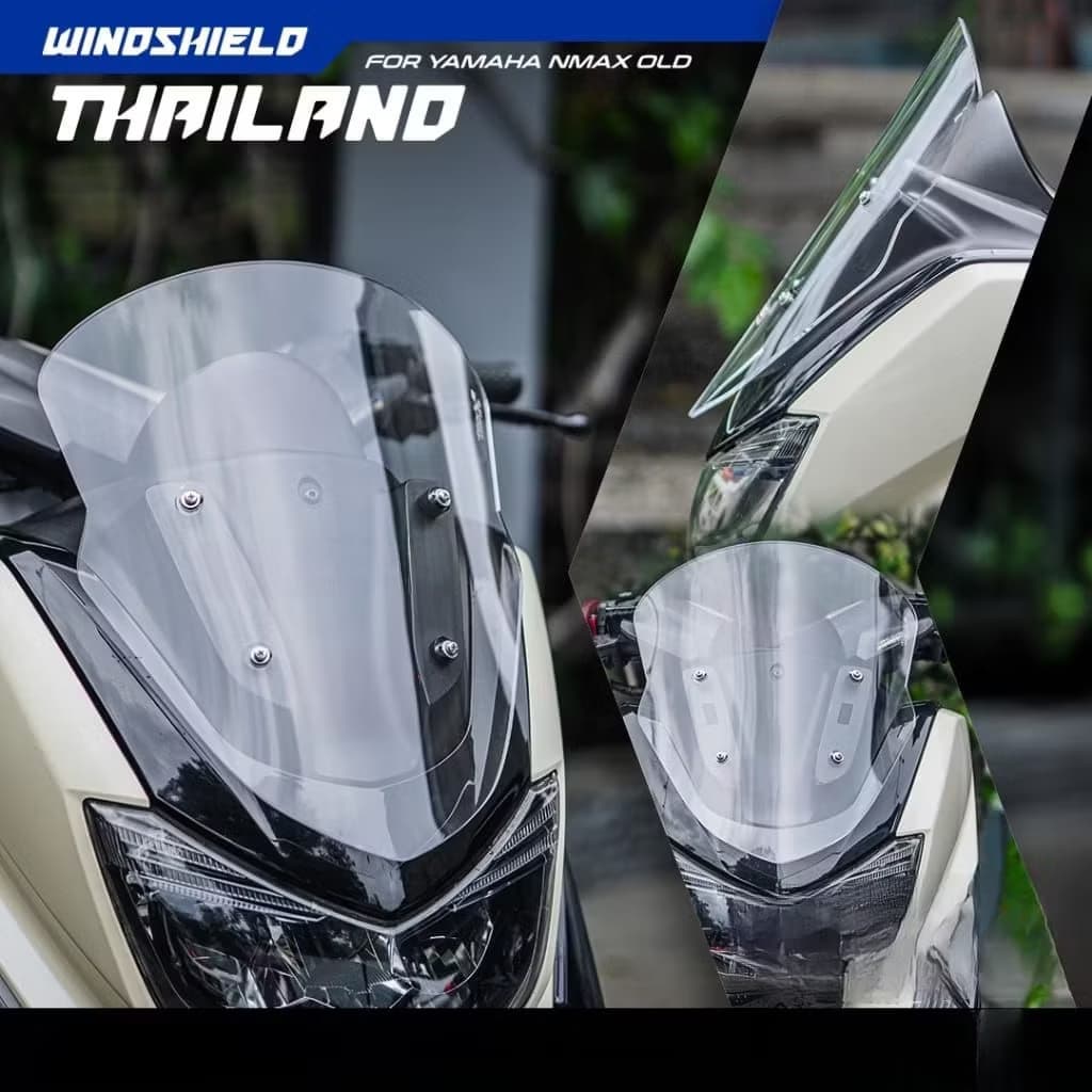 กระบังหน้ากระจก NMAX OLD Thailand รุ่นวัสดุอะคริลิค NMAX OLD NMAX OLD