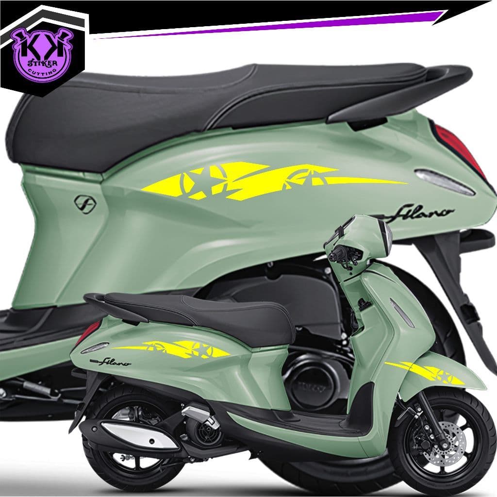 YAMAHA GRAND FILANO STICKER STAR/F.4A/STRIPING MOTIF VARIATION OF FILANO BODY LINES