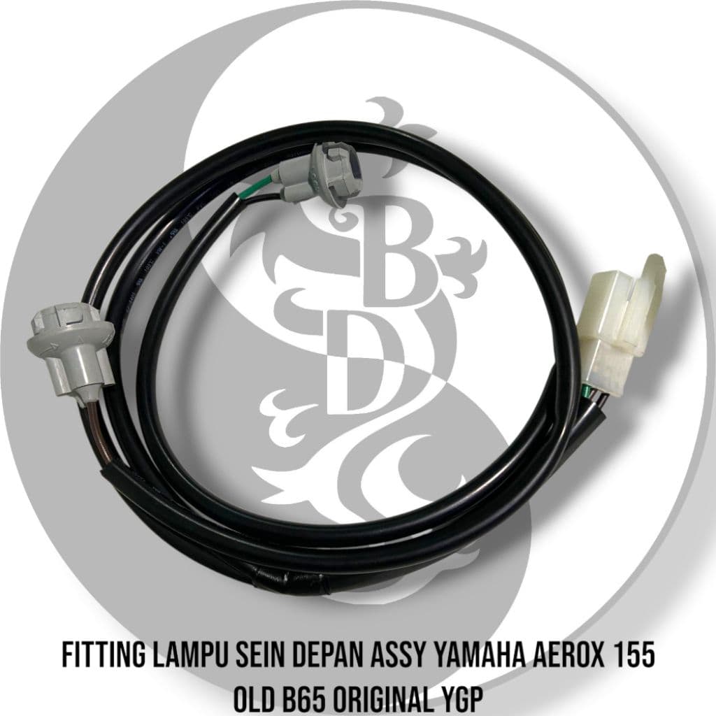 สายฟิตติ้งไฟเลี้ยวหน้า Assy Yamaha Aerox 155 ซ็อกเก็ตไฟเลี้ยวหน้าเก่า Yamaha Aerox 155 เก่า