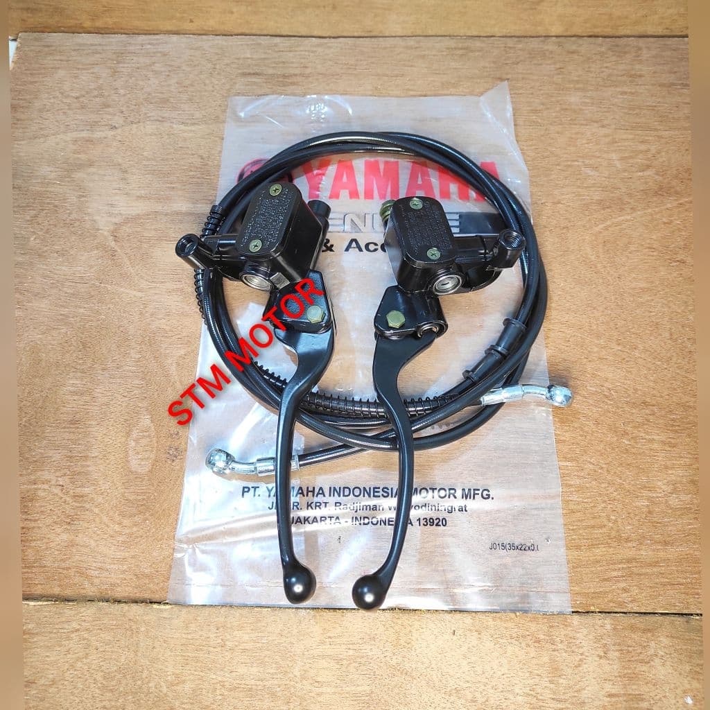 ดรัมเบรก Nmax ขวา-ซ้าย, ดรัมเบรคซ้าย + ชุดหลักเบรคขวา + ท่อเบรคหลัง 216 ซม. Yamaha Nmax, Nmax เก่า, Aerox 150